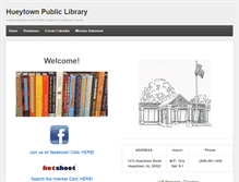Tablet Screenshot of hueytownlibrary.org